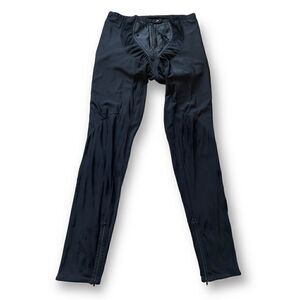DOLCE & GABBANA Black Mesh Dancer Leggings |42|
